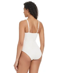 Bar Iii Women's Goddess Crochet One-Piece Swimsuit, Exclusively at Macy's
