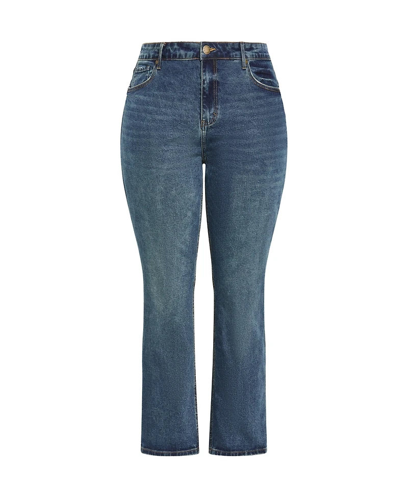 City Chic Plus Harley Fit Amira Straight Jean
