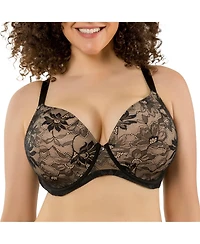 Parfait Women's Luxlacy Lace T-Shirt Bra, Black, 40H