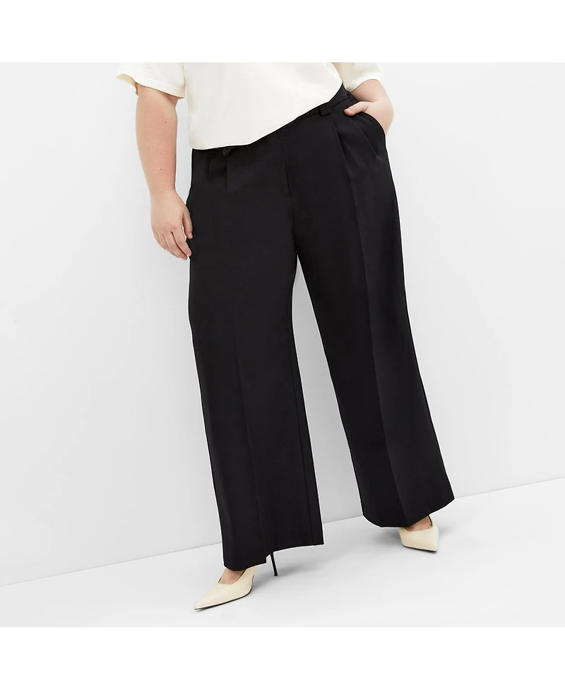 City Chic Plus Jazmin Crepe Pant