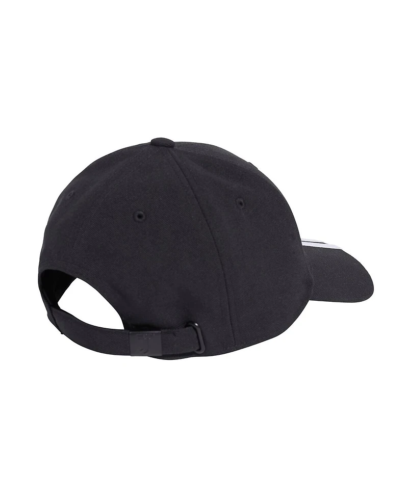 Adidas Men's and Women's Black Juventus 3-Stripe Dad Adjustable Hat
