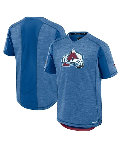 Fanatics Men's Blue Colorado Avalanche Authentic Pro Rink Tech T-Shirt