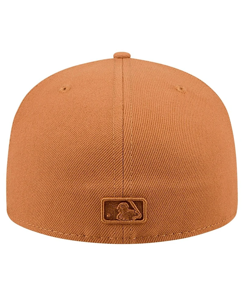 New Era Men's Brown Cincinnati Reds Color Pack 59FIFTY Fitted Hat