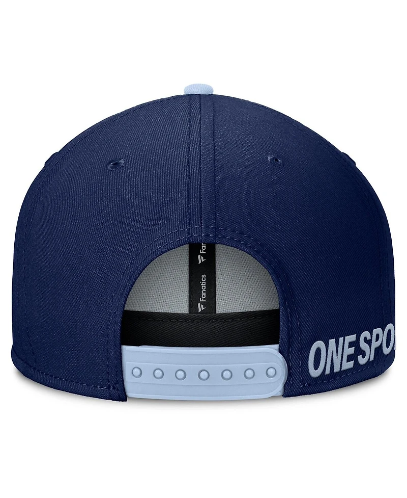 Fanatics Men's Navy Sporting Kansas City Sitter Snapback Hat