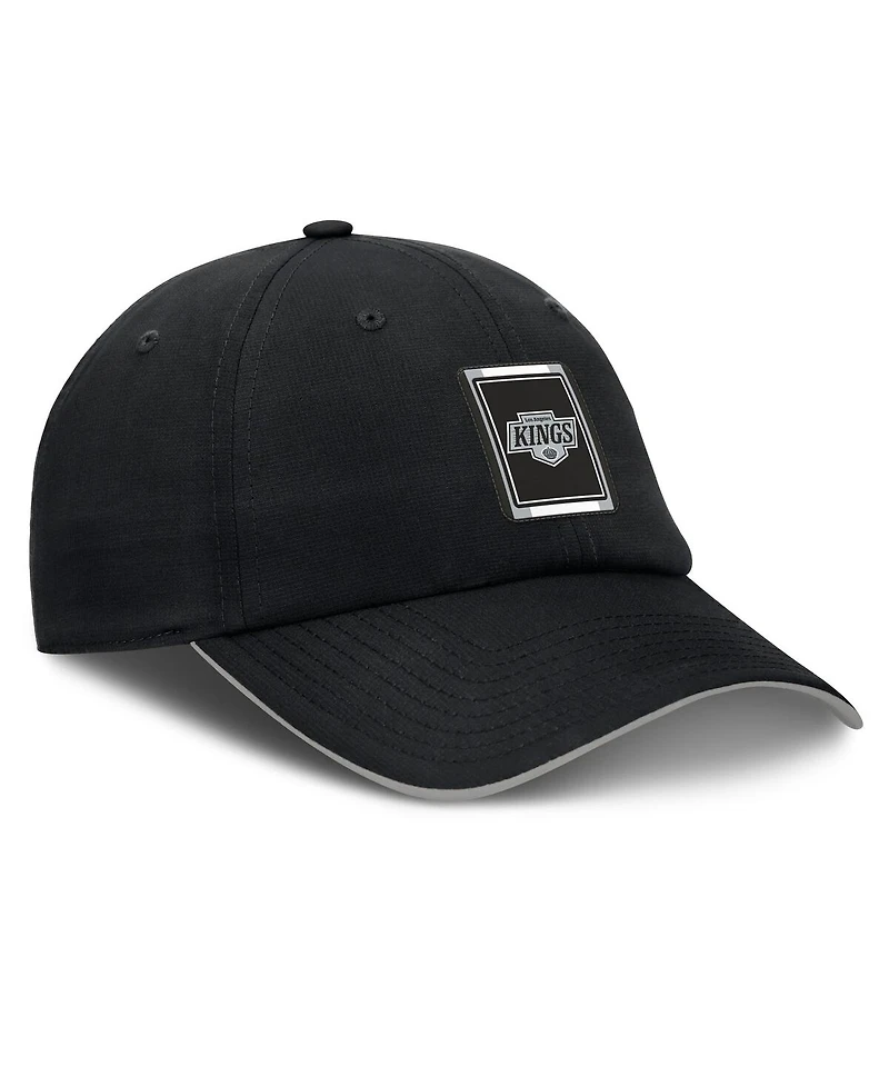 Fanatics Men's Black/Silver Los Angeles Kings Authentic Pro Ripstop Adjustable Hat