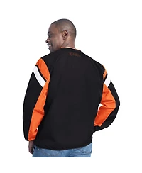 G-iii Sports by Carl Banks Men's Black San Francisco Giants Double Coverage V-Neck Pullover Sweatshirt