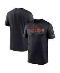 Nike Men's Black Cincinnati Bengals Sideline Legend Performance T-Shirt