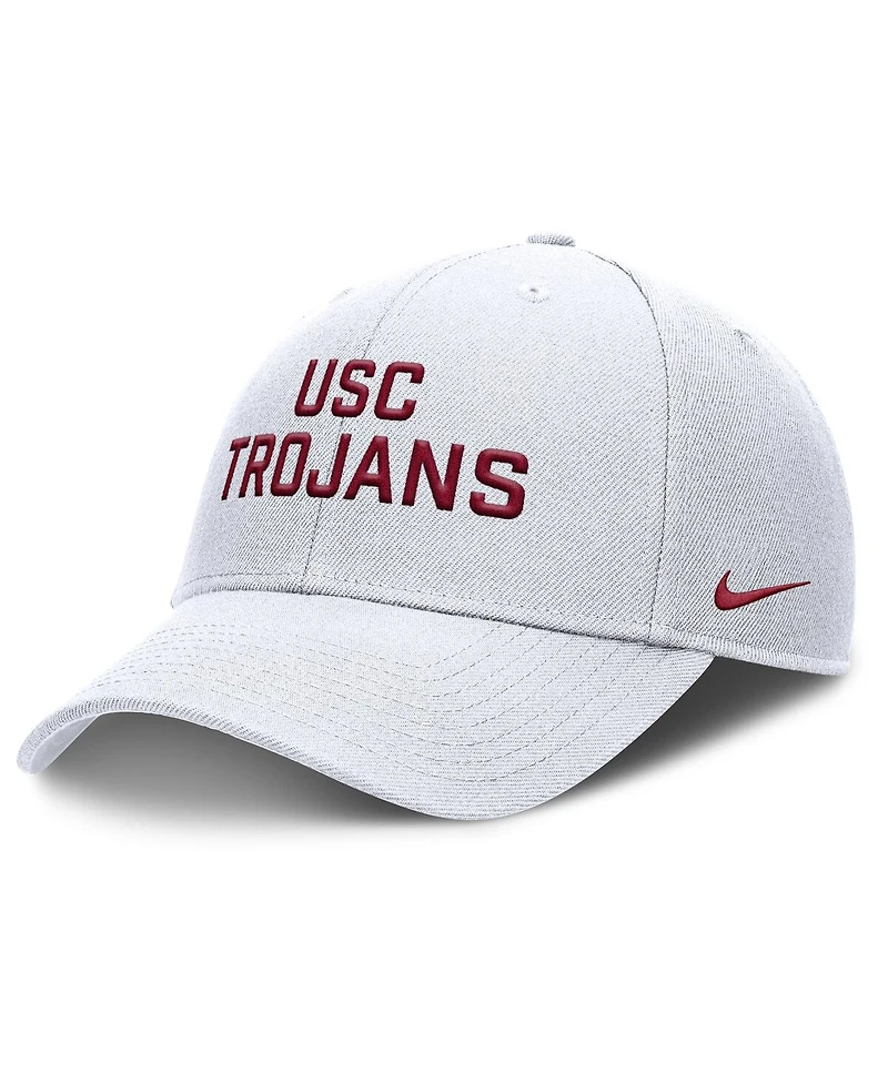 Nike Men's White Usc Trojans Rise Practice Adjustable Hat