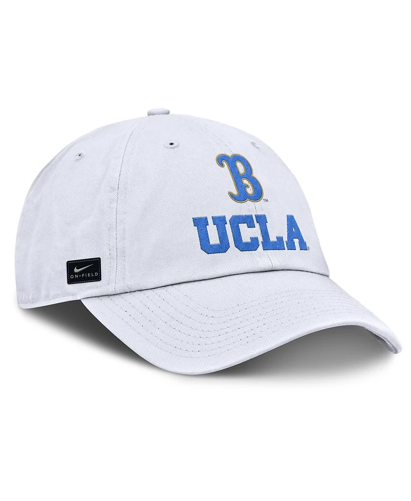 Nike Men's White Ucla Bruins 2025 Sideline Club Adjustable Hat