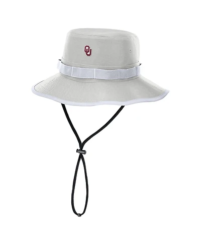 Nike Men's Gray Oklahoma Sooners 2025 Sideline Apex Boonie Performance Bucket Hat