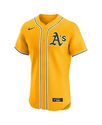 Nike Men's Gold Athletics Alternate 2 Elite Jersey