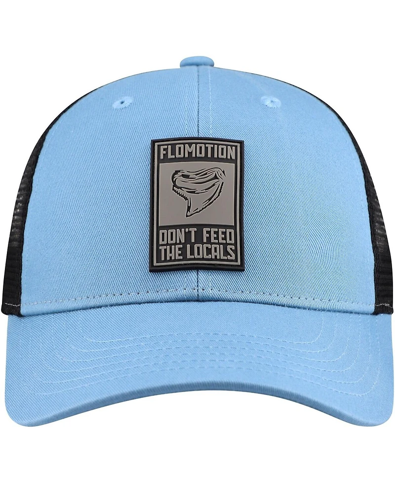 Flomotion Men's Light Blue/Black Infested Trucker Adjustable Hat