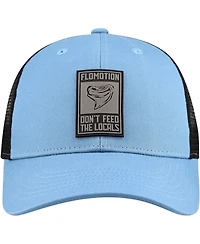 Flomotion Men's Light Blue/Black Infested Trucker Adjustable Hat