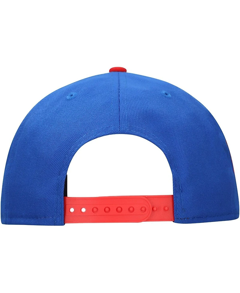 Lids Men's and Women's Royal Superman Comic Under Visor Snapback Hat