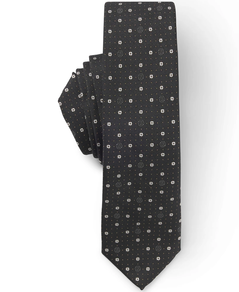 Boss by Hugo Boss Men's Silk-Blend Monogram Tie