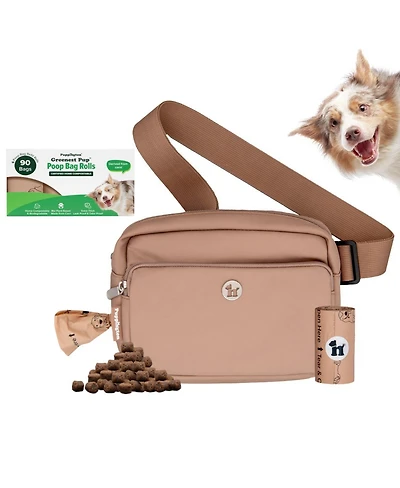 Puppington Walk Star Kit: 3-in-1 Dog Walk Bag plus Matching 90 Refill Dog Bags