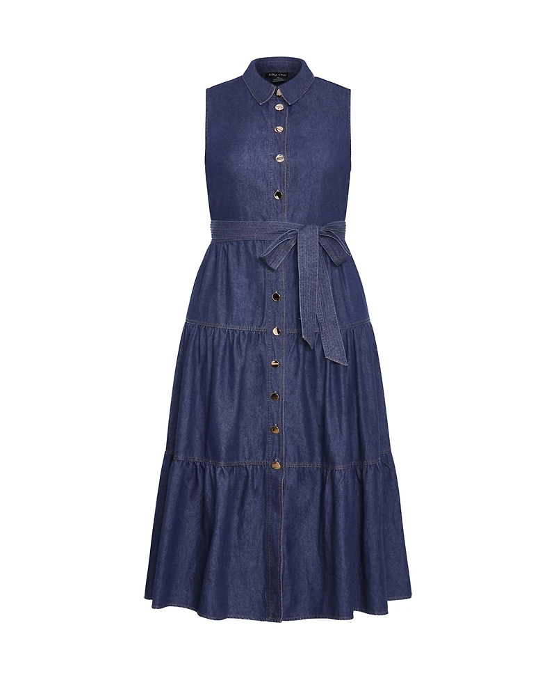 City Chic Plus Raya Maxi Dress