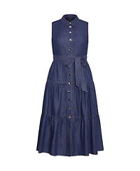City Chic Plus Raya Maxi Dress