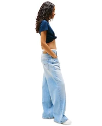 Tommy Jeans Women's Charlie Mid Rise Loose Wide Leg