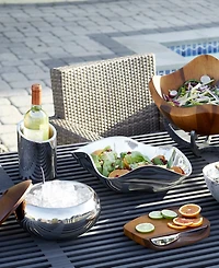 Nambe Morphik Handled Tray