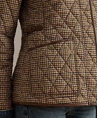 Lauren Ralph Women's Quilted Velboa-Lined Coat