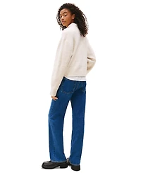 Tommy Jeans Women's Melange-Flag Crewneck Sweater