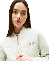 Tommy Jeans Women's Onion Quilt Logo Jacket