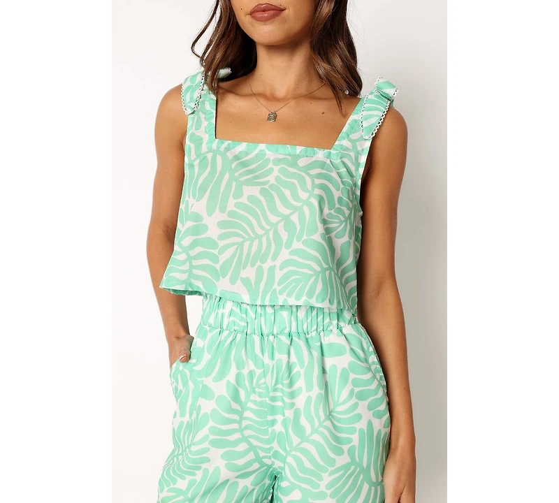 Petal and Pup Women's Dayla Short Set - Green