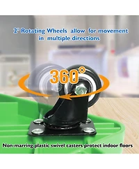 Floor Scooter Board with Handles, Sitting for Kids Indoor Play