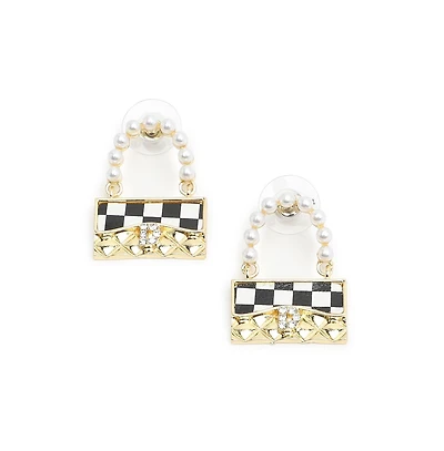 Sohi Baguette Drop Earrings
