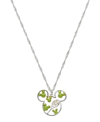 Disney Mickey Mouse Cubic Zirconia Tennis Pendant Necklace