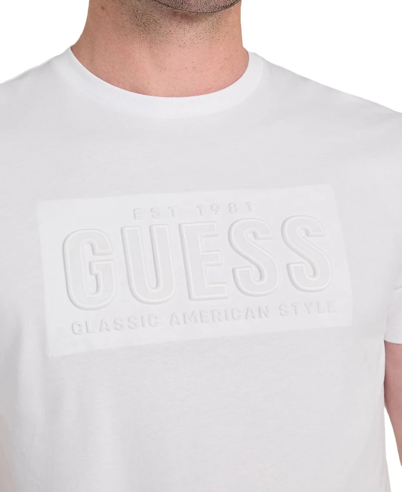 Guess Men's Embossed Logo T-Shirt
