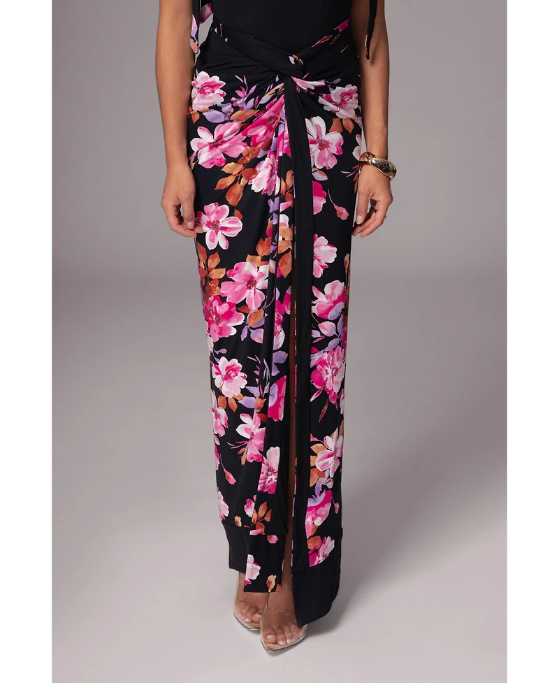 Jluxlabel Women's Floral Kamie Reversible Skirt Set