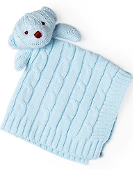 3 Stories Trading Baby Mode Signature Cable Knit Blanket Gift Set