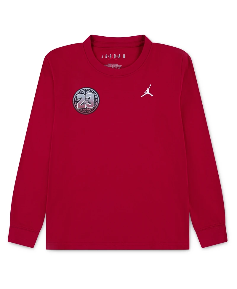 Jordan Toddler and Little Boys Jumpman Global Rise Long Sleeve T-Shirt