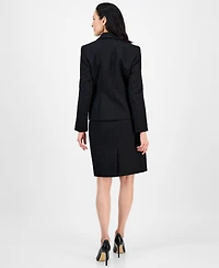 Le Suit Women's Shawl-Collar Jacket & Pencil Skirt