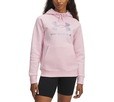 Under Armour Women's Rival Fleece Shimmer Hoodie
