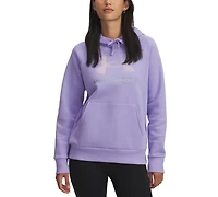 Under Armour Women's Rival Fleece Shimmer Hoodie