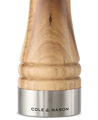 Cole & Mason Camden Acacia Wood Stainless Steel Salt & Pepper Mill Gift Set