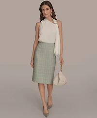 Donna Karan New York Women's Tweed Pencil Skirt