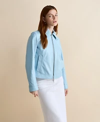 Furniq Uk Women's Chloe Leather Jacket, Created for Macy's