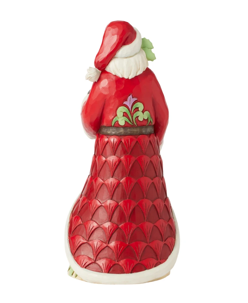 Jim Shore Santa Believe Wreath Figurine