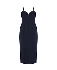 City Chic Plus Sassy V Dress