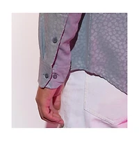 Campus Sutra Men's Ash Grey Pavement Shirt