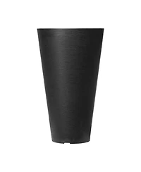 Slickblue Tall Planter Set of 2 Round Tapered Plant Pots for Outdoor Indoor