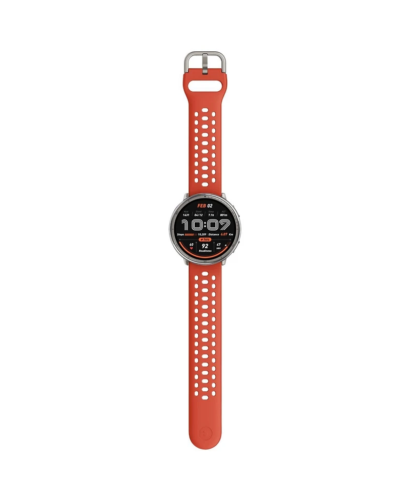 Amazfit Active 2 Smart Watch - Red Sport Silicone
