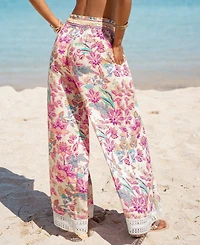 Cupshe Women's Desert Dreamer Floral Cover-Up Pants