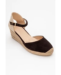 Aldea Leather Platform Espadrille (Women)