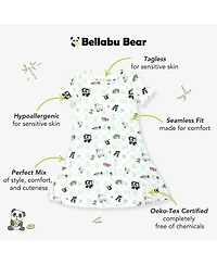 Bellabu Bear Toddler Girls Minecraft Sleep Repeat Short Sleeve Dress
