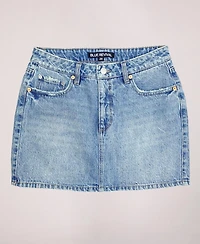 blue revival Women's On The Edge Denim Mini Skirt